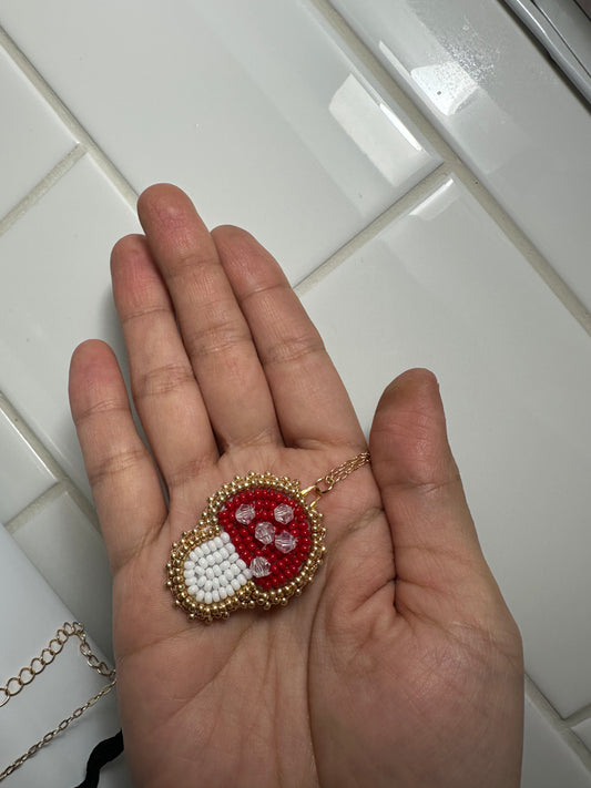 red mushroom choker
